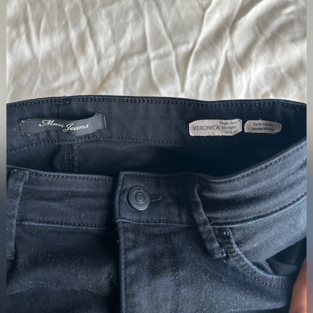 Mavi Veronica High Rise Black Jeans